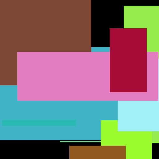 Purple Yellow Bed - obrazek 1