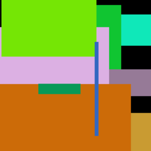 Gold Blue Carrot Cooler