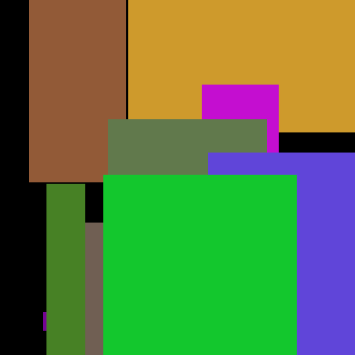 Moustache Brass Gold Violet - obrazek 1