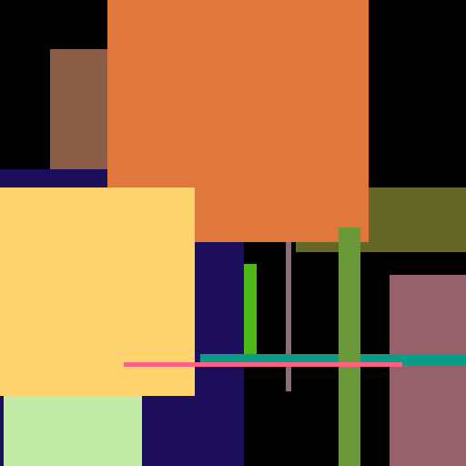 Galaxy Cushion Brass - obrazek 1