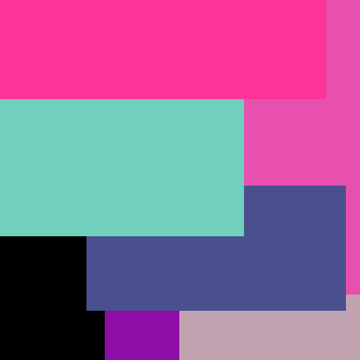 Yellow Black Bed - obrazek 1