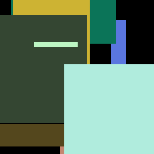 Blue Black Gift Bed - obrazek 1