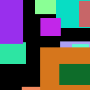 Thermal Purple Cushion Blue