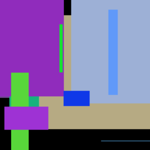 Moustache Purple Gift