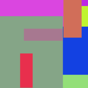 Water Silver Violet Natural Moustache