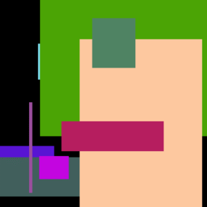 Blue iPhone Toy Wood