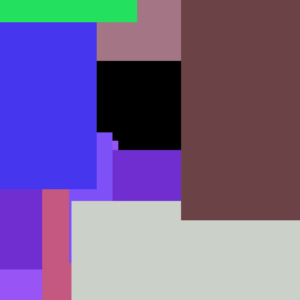 Lamb Rooster Green Galaxy