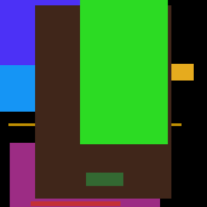 Moustache Bikini Medium Card