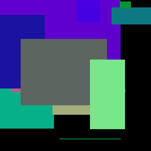 Gold Blue Cleaner Rooster - obrazek 1