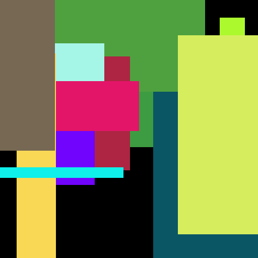 Gun White Rooster Natural Table - obrazek 1