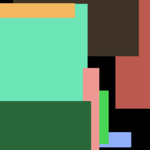 Water Yellow Black Trouser