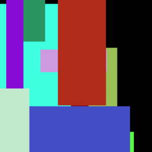 Wood Refrigerator Grey