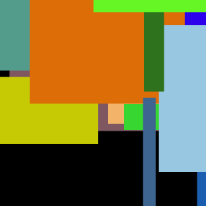 Chicken Black Violet Refrigerator Black