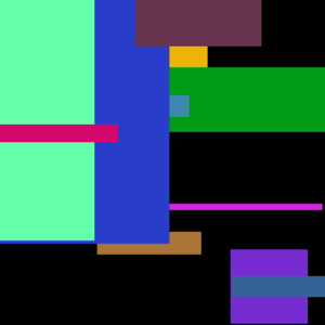 Purple Samsung TV Shower