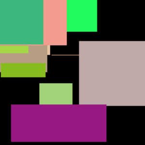 Natural Moustache Green Mixer Small