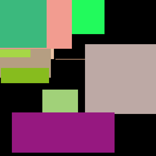 Natural Moustache Green Mixer Small - obrazek 1