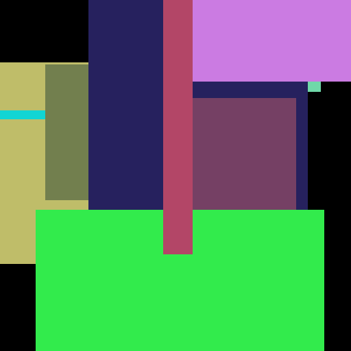 Green Prince Moustache Cover Bed - obrazek 1