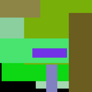 Small Violet Table White